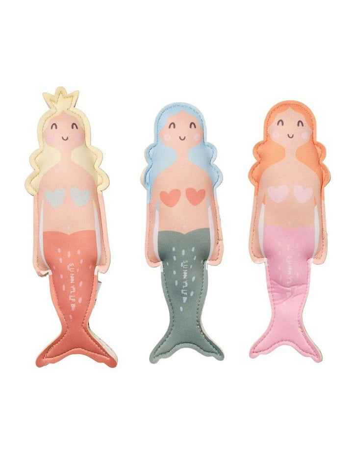 The Mermaid Dive Buddies Set Of 3 in Multi