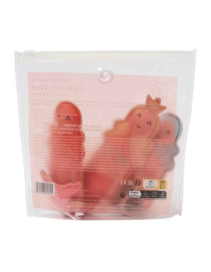 The Mermaid Dive Buddies Set Of 3 in Multi