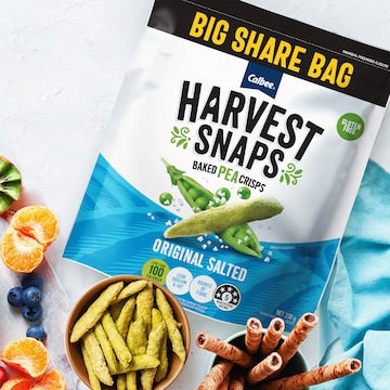 Harvest Snaps Baked Pea Crisps Original Salted 230g