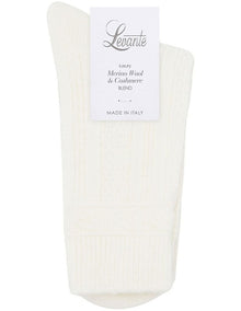Camella Crew Sock in Cream