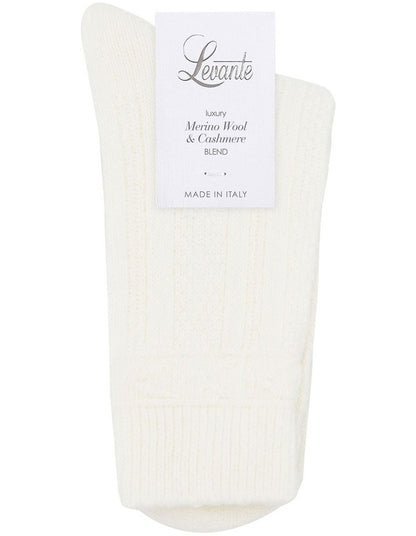Camella Crew Sock in Cream