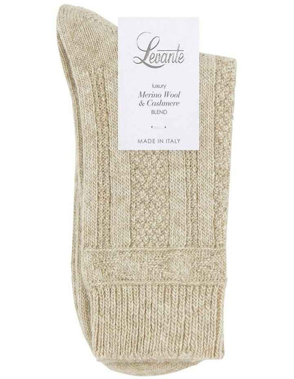 Camella Crew Sock in Oatmeal