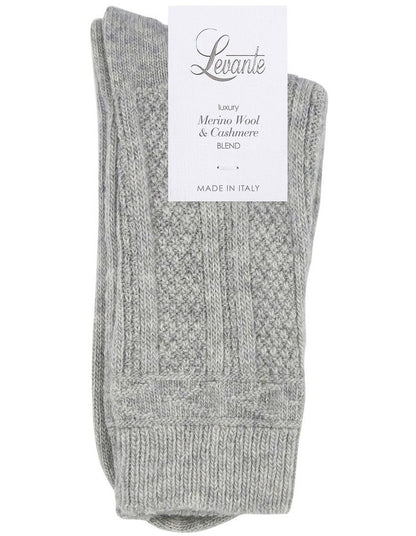 Camella Crew Sock in Grey Marle