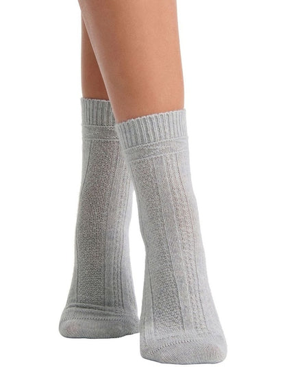Camella Crew Sock in Grey Marle