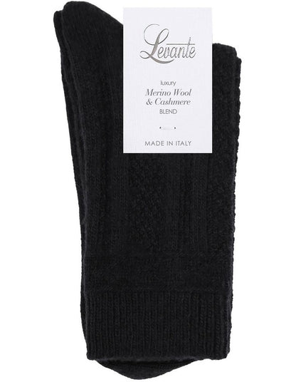 Camella Crew Sock in Nero