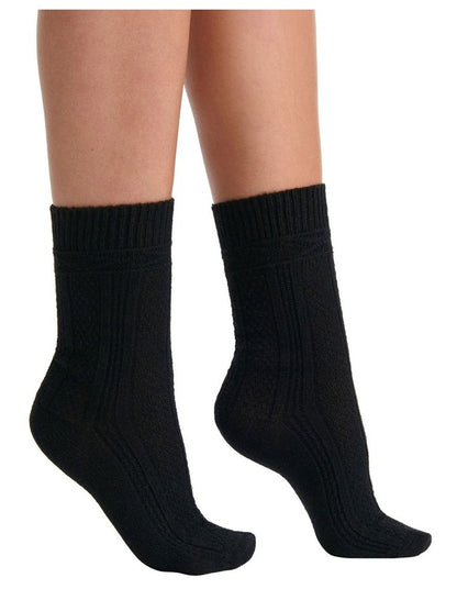 Camella Crew Sock in Nero