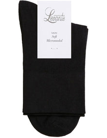 Micromodal Comfort Top Sock in Nero