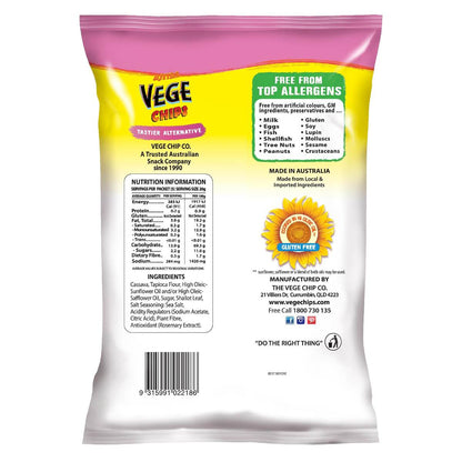 Vege Chips Salt & Vinegar 100g