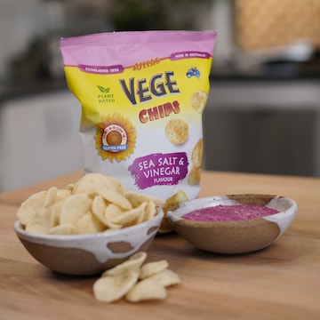 Vege Chips Salt & Vinegar 100g