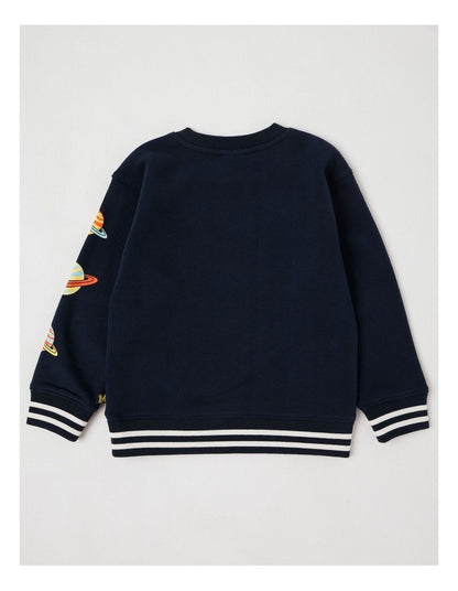 Essentials Crew Neck Sweat in Navy