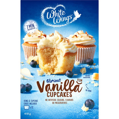 White Wings Cupcake Mix Vanilla 410g