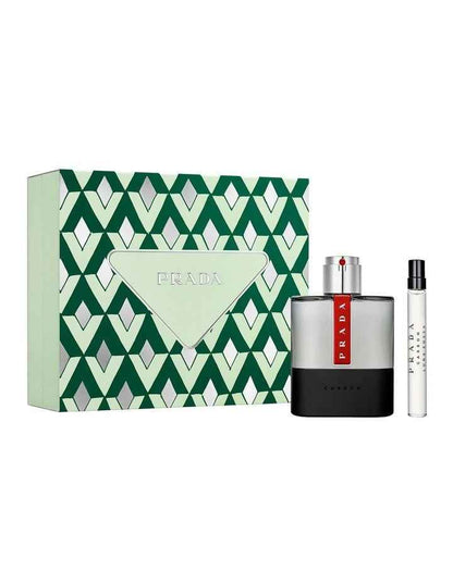 Luna Rossa Carbon Eau de Toilette 100ml Set (Luna Rossa Carbon EDT 10ml)