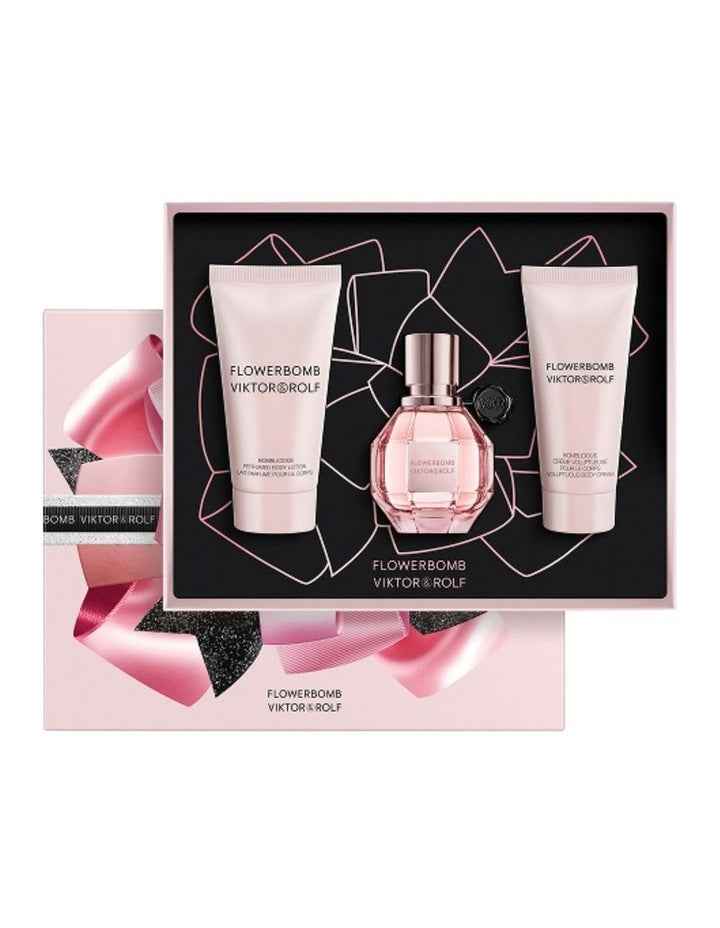 Flowerbomb Eau de Parfum 30ml Set (Includes Body Lotion 50ml & Body Cream 40ml)