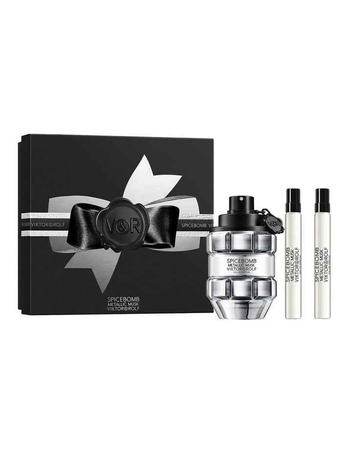 Spicebomb Metallic Musk Eau de Parfum 90ml Set (Includes Spicebomb EDP Duo 10ml)