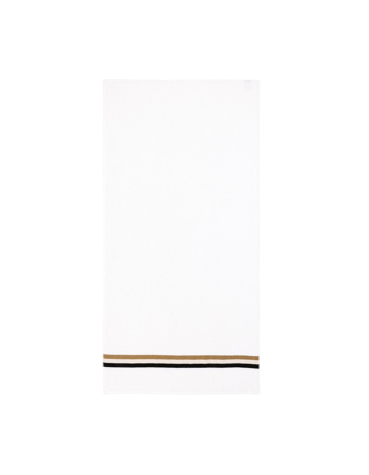 B Linea 50cm x 100cm 450GSM Cotton Hand Towel White Stripe