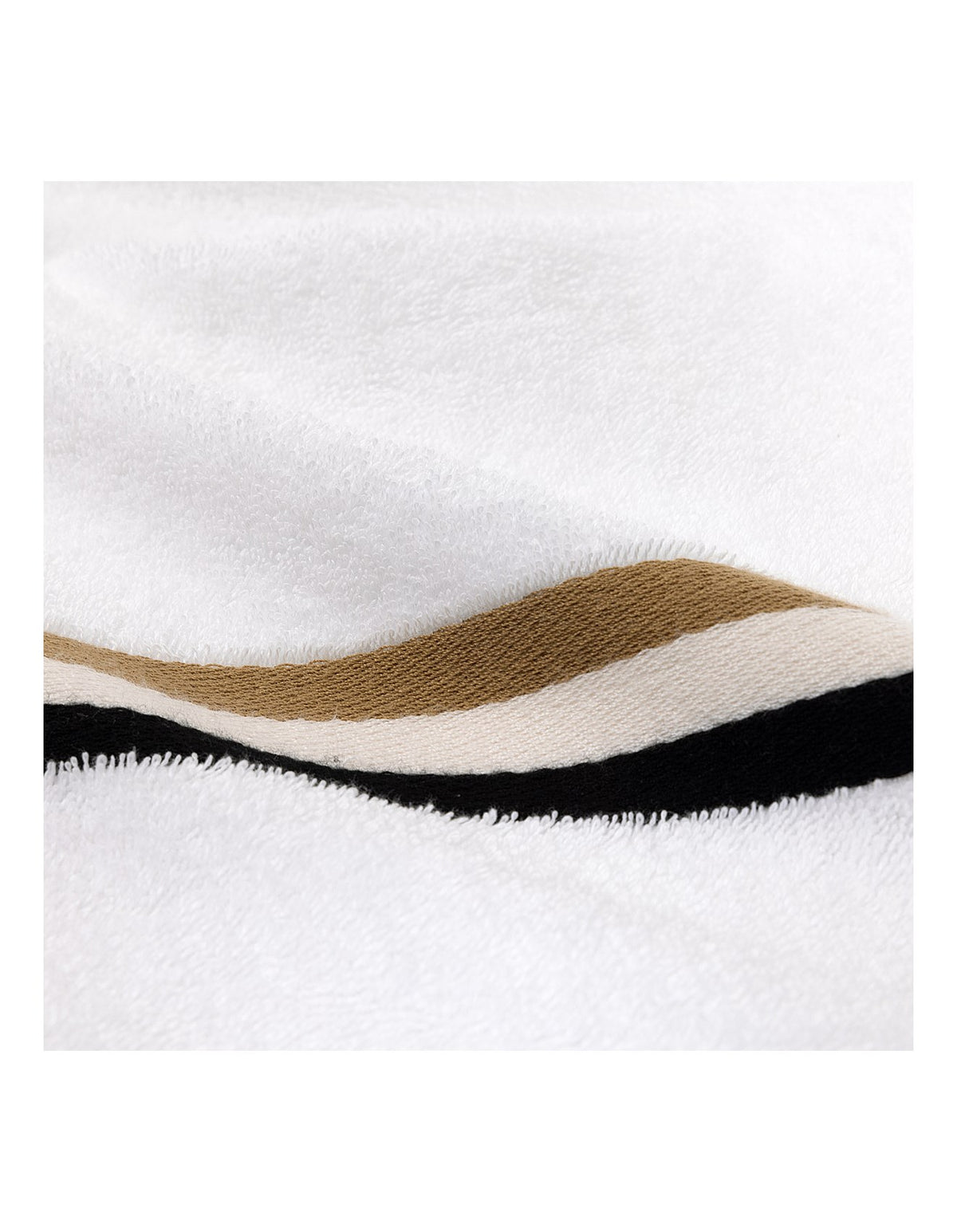 B Linea 50cm x 100cm 450GSM Cotton Hand Towel White Stripe
