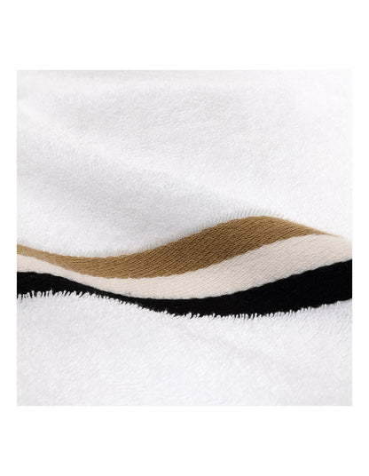 B Linea 50cm x 100cm 450GSM Cotton Hand Towel White Stripe