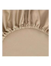 B Linea Queen Cotton Sateen Fitted Sheet Grey