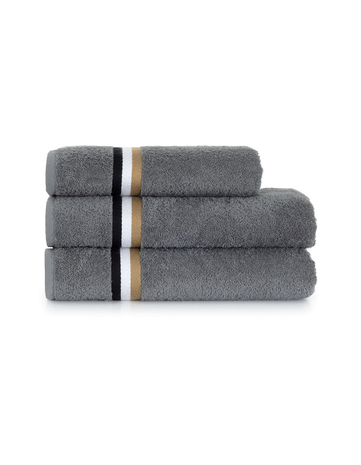 B Linea 50cm x 100cm 450GSM Cotton Hand Towel Grey