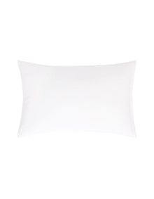 Boss Check 50cm x 75cm Cotton Sateen Pillowcase White Windowpane Check
