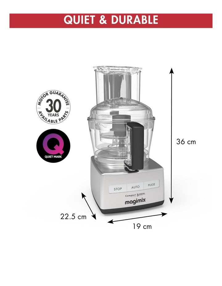 3200XL Food Processor in Mirror Chrome 18372AU