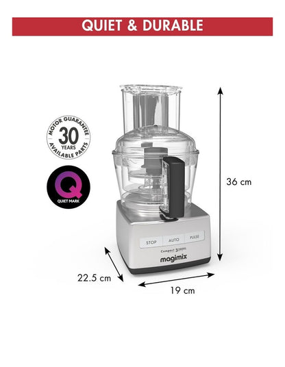 3200XL Food Processor in Mirror Chrome 18372AU