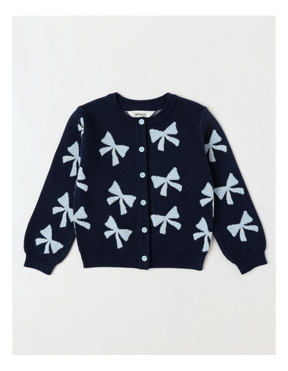 Knit Cardigan in Navy