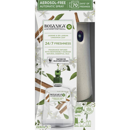 Air Wick Botanica Jasmine & Cinnamon Automatic Air Freshener 224mL