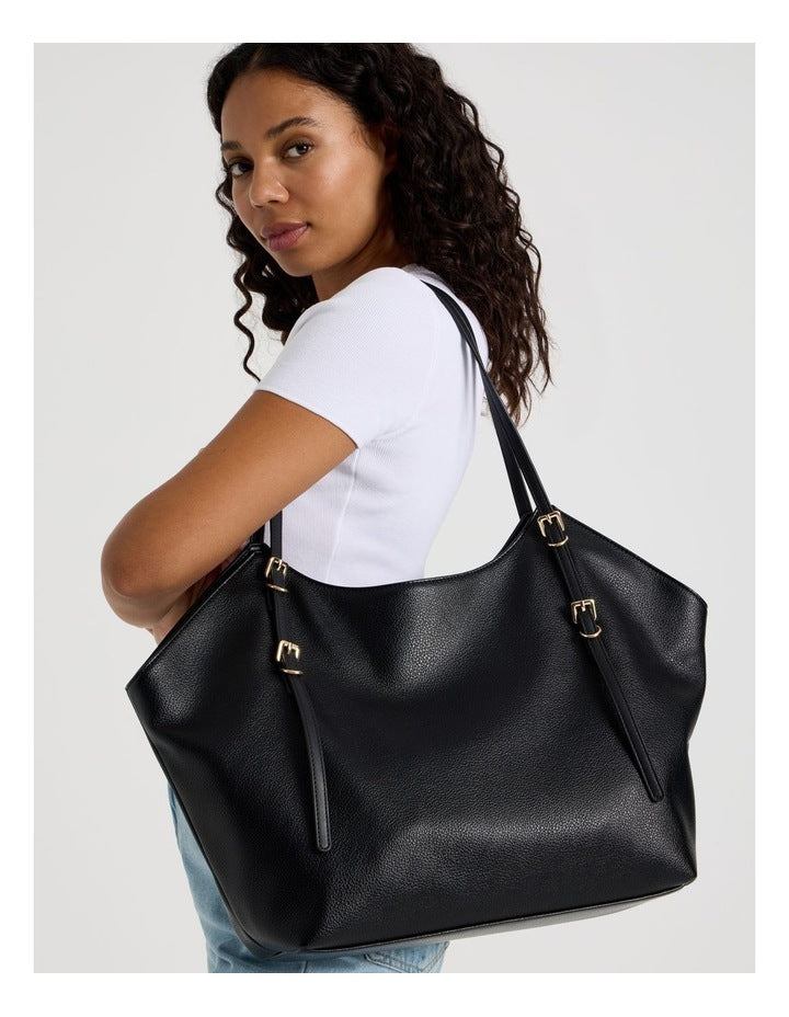 El Monte Tote Bag in Black