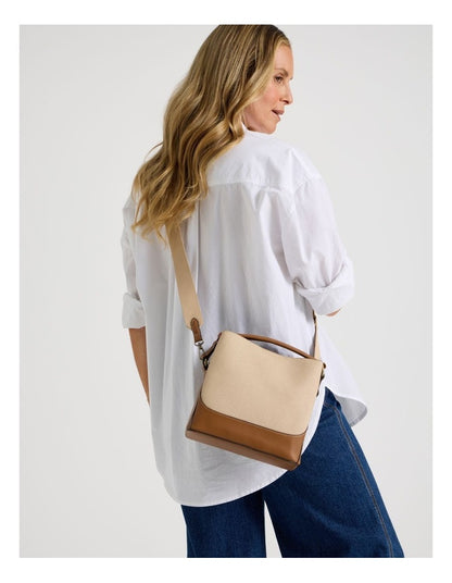 Washington Crossbody Bag in Tan