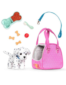 6" DALMATIAN PUP WITH BAG & ACCESSORIES
