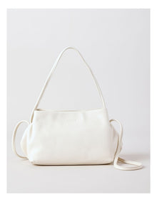 Aria Leather Crossbody Bag in Vanilla