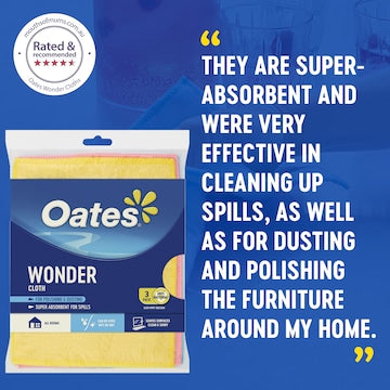Oates Wonder Cloth 3 pack