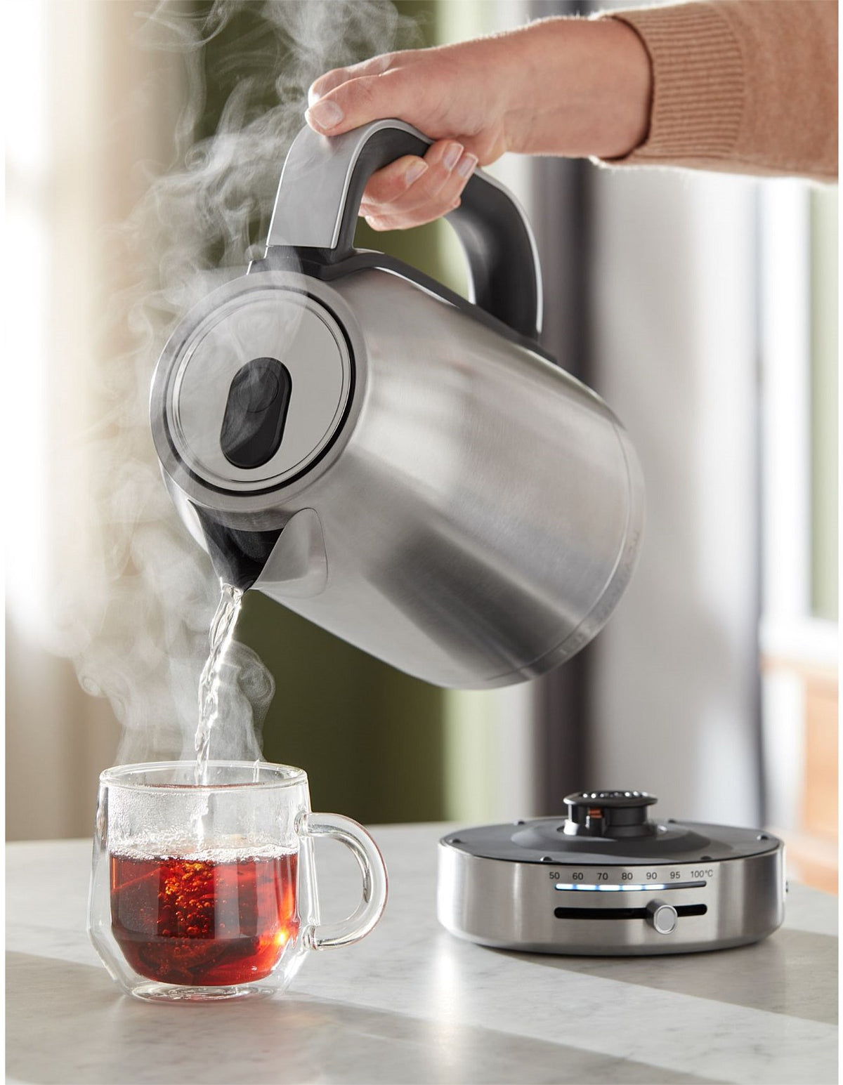 KEK1701 1.7L Variable Temperature Kettle Stainless Steel