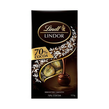 LINDT LINDOR 70% COCOA DARK CHOCOLATE BALLS BAG 123G
