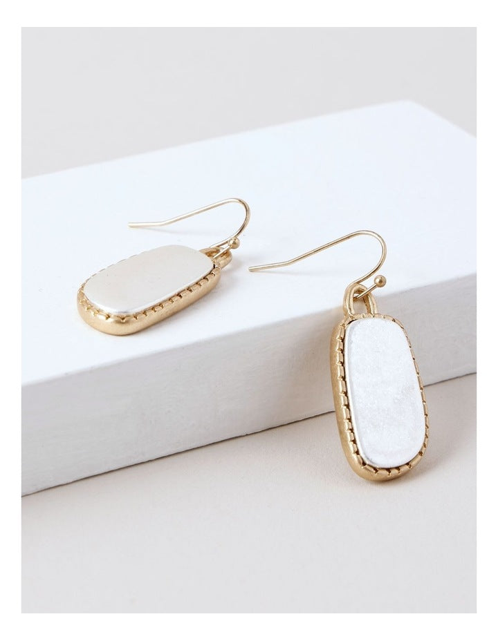 Drop Earring in Gold/Silver