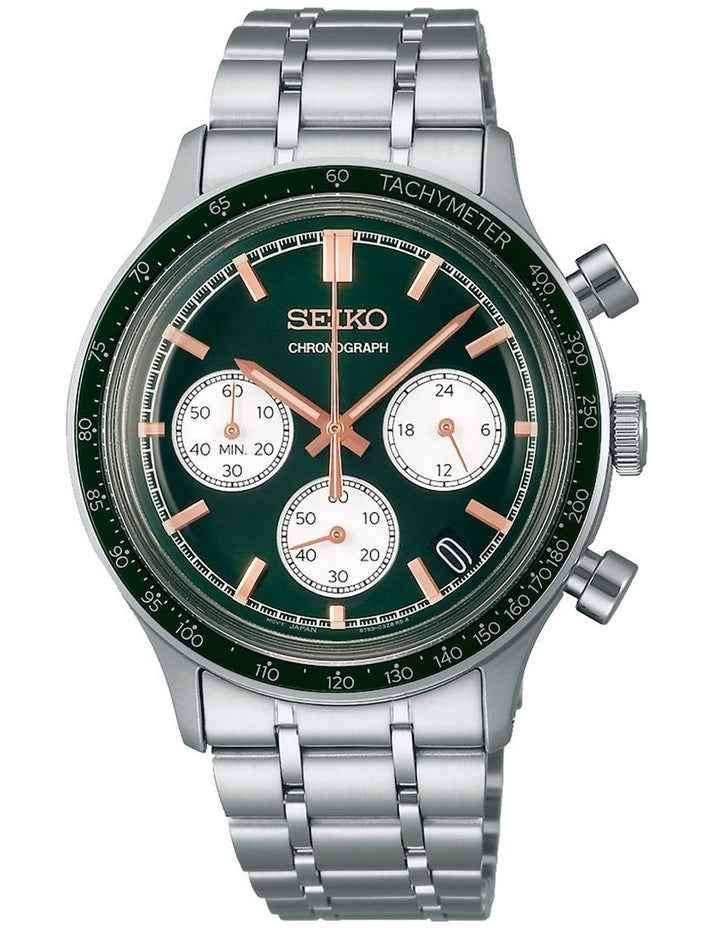 Quartz Chronograph Watch SSB481P in Silver