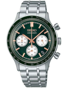 Quartz Chronograph Watch SSB481P in Silver