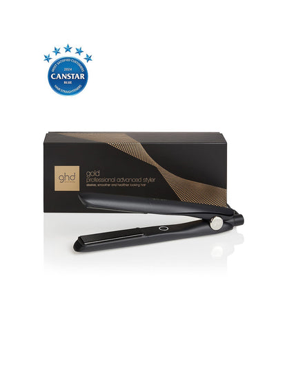 Gold Hair Straightener Black