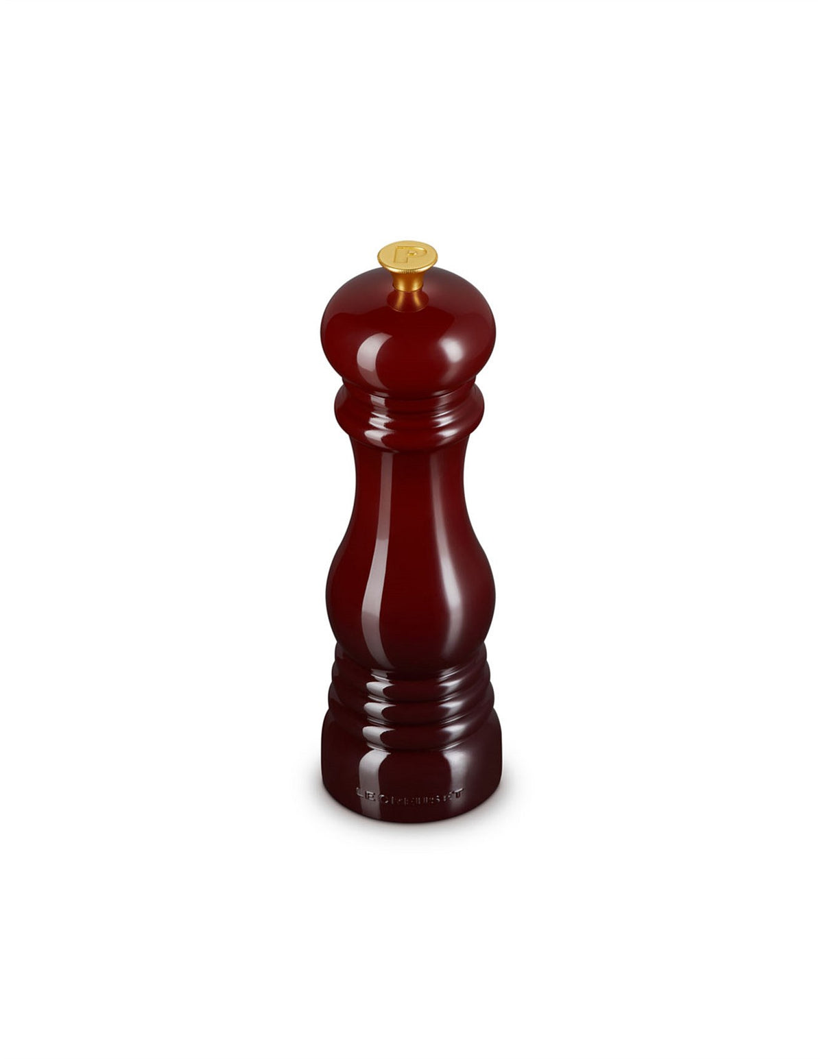 CLASSIC PEPPER MILL GARNET GOLD KNOB