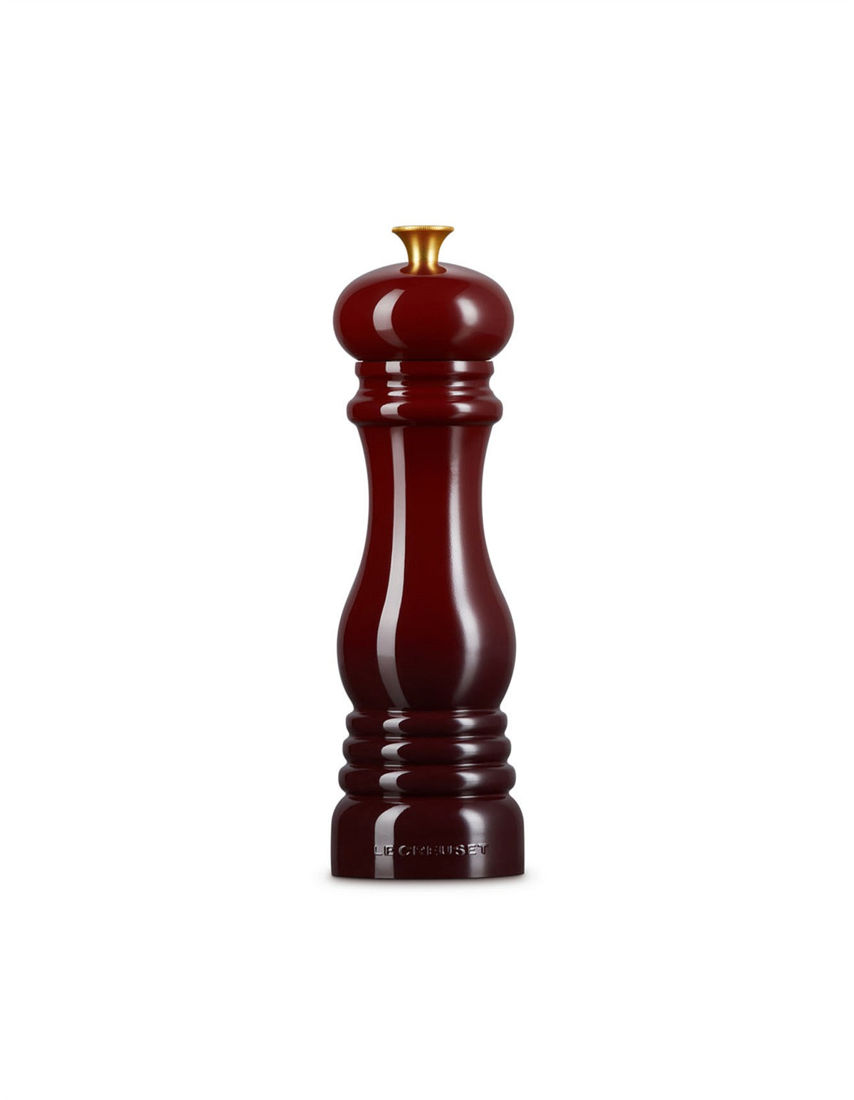 CLASSIC PEPPER MILL GARNET GOLD KNOB