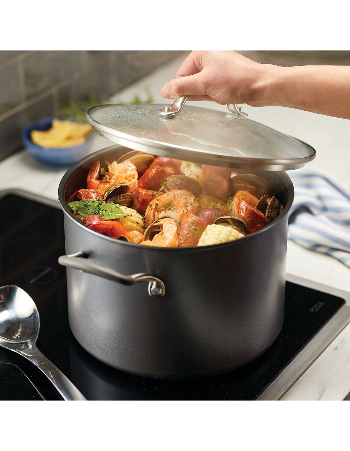 ScratchDefense A1 Nonstick Induction Covered Stockpot 24cm/7.6L