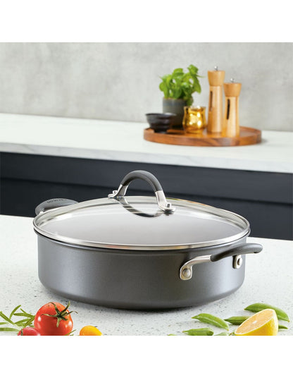 ScratchDefense A1 Nonstick Induction Covered Sauteuse 28cm/4.7L