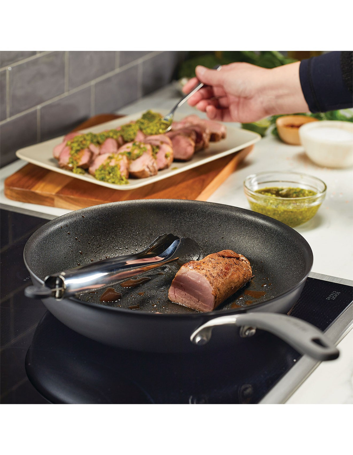 ScratchDefense A1 Nonstick Induction Frypan 30.4cm