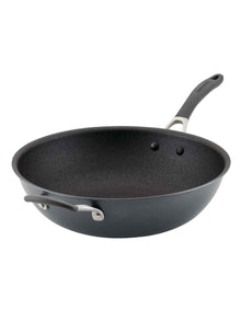 ScratchDefense A1 Nonstick Induction Open Stirfy with Helper Handle 34cm