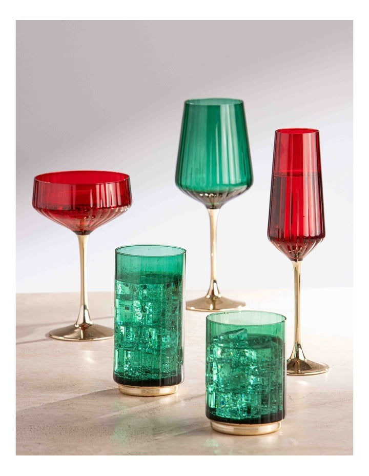 Valentina Wine Glass 2 Pack in Berry