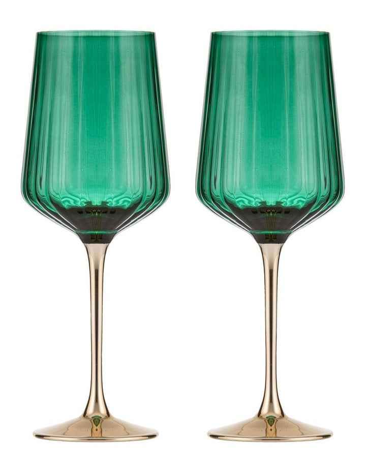 Valentina Wine Glass 2 Pack in Forest
