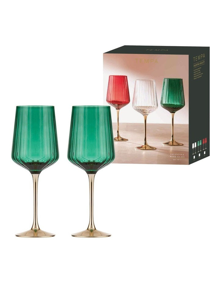 Valentina Wine Glass 2 Pack in Forest