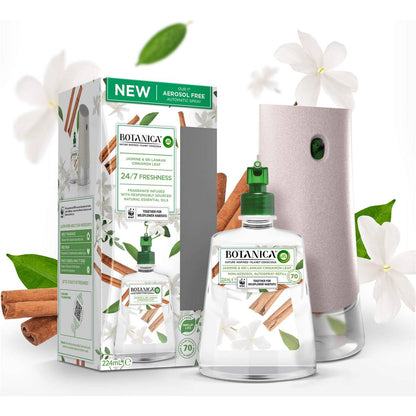 Air Wick Botanica Jasmine & Cinnamon Automatic Air Freshener Refill 224ml