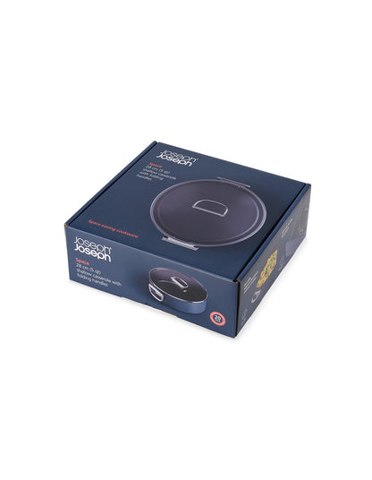 SPACE CERAMIC NON-STICK SHALLOW CASSEROLE & LID 28CM